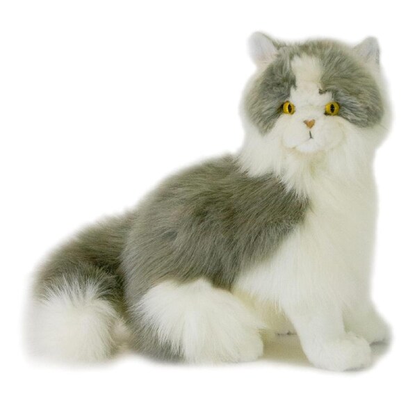 Bocchetta Plush Toys - Cat Norwegian Grey White Fluffy - Missy 27cm