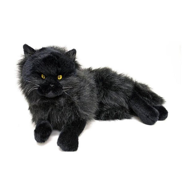 Bocchetta Plush Toys - Cat Persian Black Fluffy - Onyx 33cm