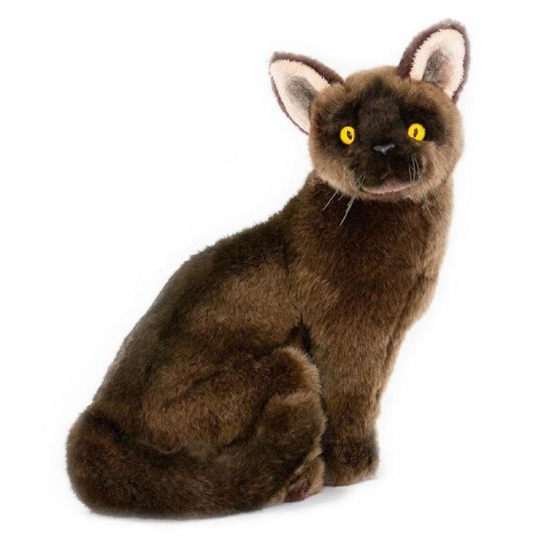 Bocchetta Plush Toys - Cat Sable Burmese - Nutmeg 25cm