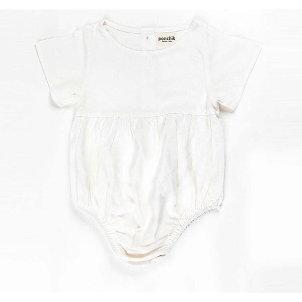 Ponchik Babies + Kids - Linen Romper - Daisy - Size 2 Years Old
