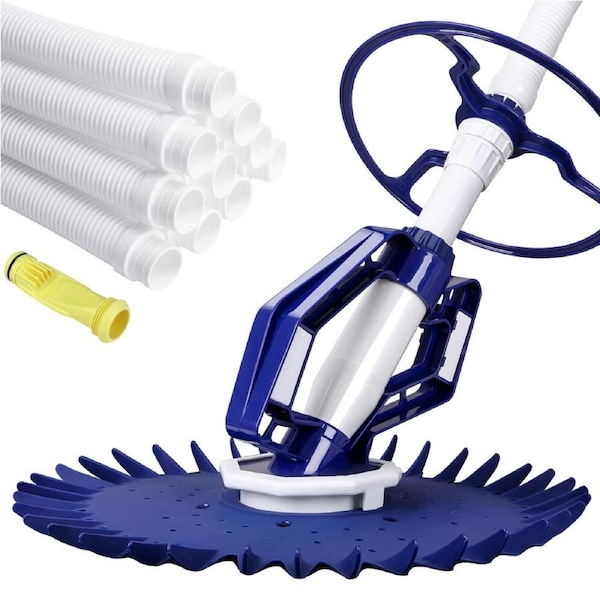 ALFORDSON Swimming Pool Cleaner Automatic Vacuum Floor Climb Wall 10M Hose (Blue)