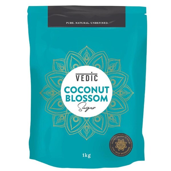 Vedic Coconut Blossom Sugar Natural Unrefined Drink/Cooking Granules 1kg Bag