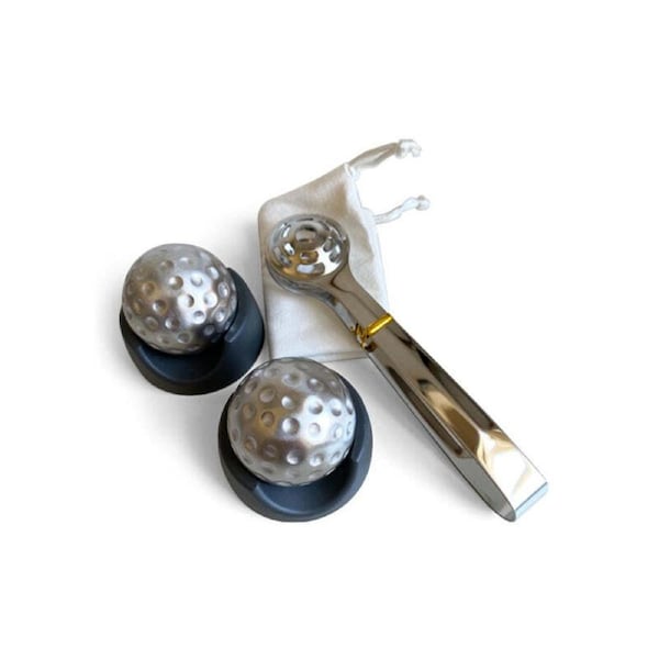 2pc Men's Republic Cooling Golf Balls Novelty Funny Reusable Ice Cubes Set