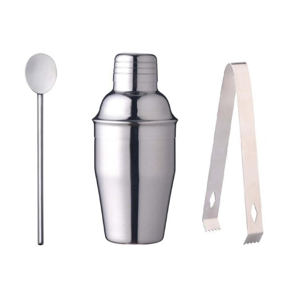 3pc Men's Republic Bartender Alcohol Cocktail Mixing and Bar Gift Set 350ml