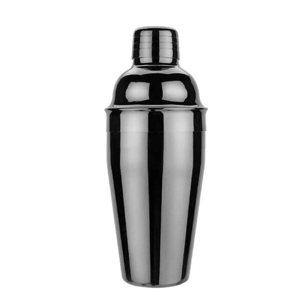 Men's Republic Bartender Gunmetal Grey Alcohol Cocktail Shaker 550ml Gift Set