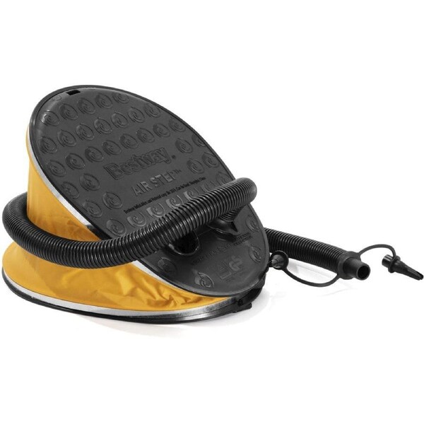 Bestway AIR STEP AIR FOOT PUMP Portable Easy Inflate/Deflate 3Valve