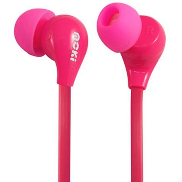 Moki 45 Comfort Buds In-Ear Earphones 3.5mm Jack for FM Radio/iPad/Laptop Pink ACCHP45P