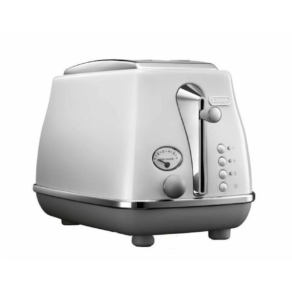 DeLonghi Icona Capitals White 2 Slice Toaster CTOC2003W