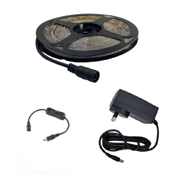 5M IP65 2835 Red LED Strip Light Kit