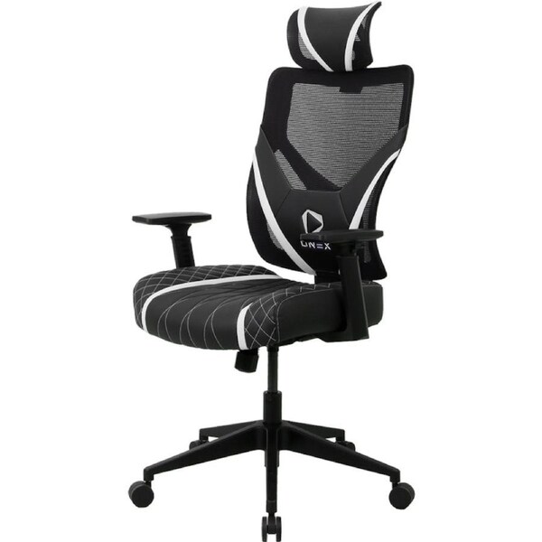 ONEX GE300 Breathable Ergonomic Fully Adjustable Design Gaming Chair Black/White [ONEX-GE300-BW]