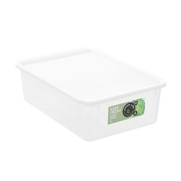 12 x 5L Plastic Storage Box Container Food Grade Fridge Freezer Organizer Box