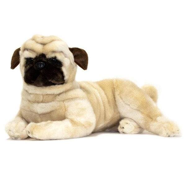 Bocchetta Plush Toys - Dog Pug Fawn - Kaos 36cm
