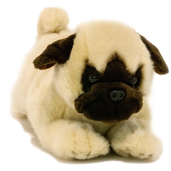 Bocchetta Plush Toys - Dog Pug Fawn Puppy - Pepito 28cm