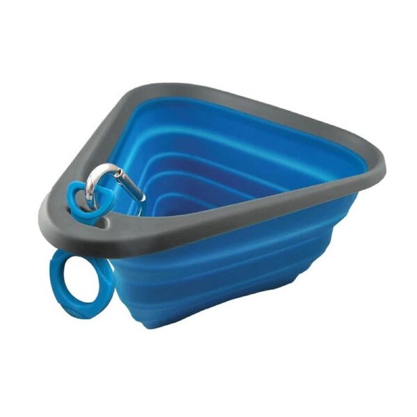 Kurgo Mash N' Stash Collapsible 680ml Dog Bowl in Blue