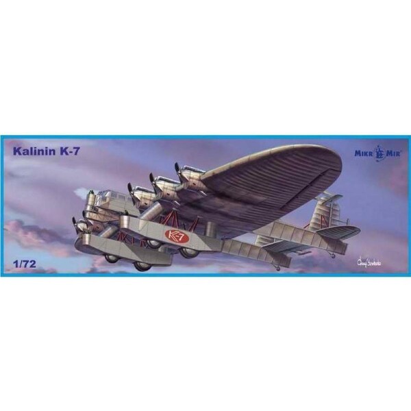 Micromir 1/72 Kalinin K-7 Plastic Model Kit 72-015