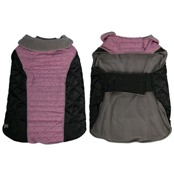 Adventure Walker 50cm Pink/Black Dog Coat Jacket by Pet One