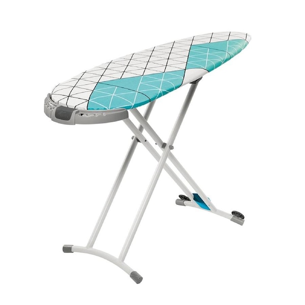 Hills Premium XL Rotating Caddy Folding Ironing Board w/Cover Set 135x42cm
