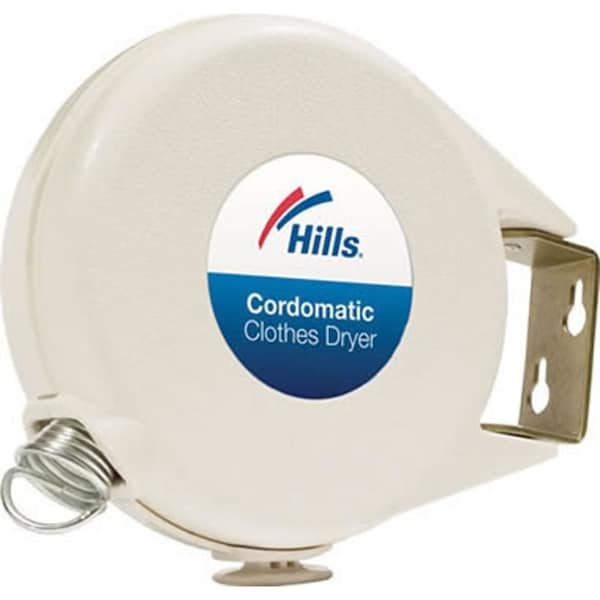 Hills Cordomatic Retracting Rust Resistant Indoor/Outdoor Clothesline 15m