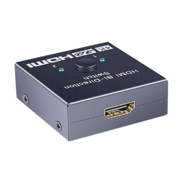 2 in 1 In Out UHD 4K Bi Direction HDMI 2.0 Switch Switcher Splitter Hub HDCP 3D