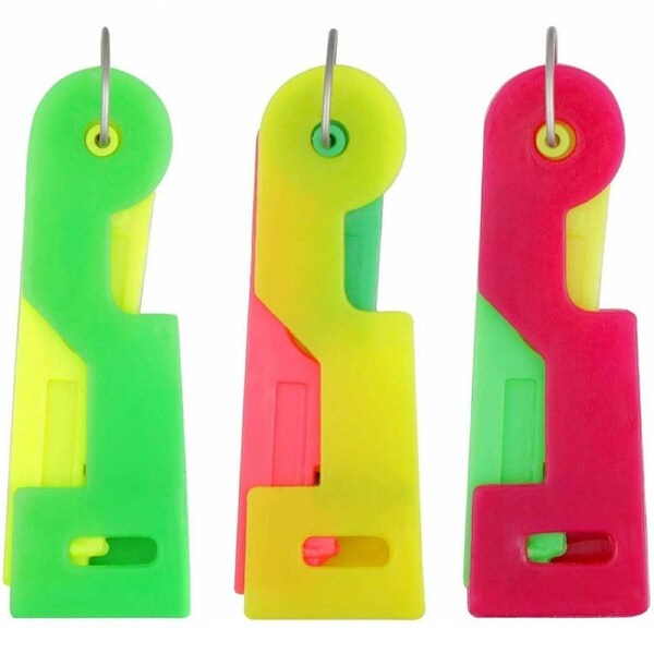 3pcs Mini Fashion Needle Threader Automatic Sewing Threading Guide Device Tool