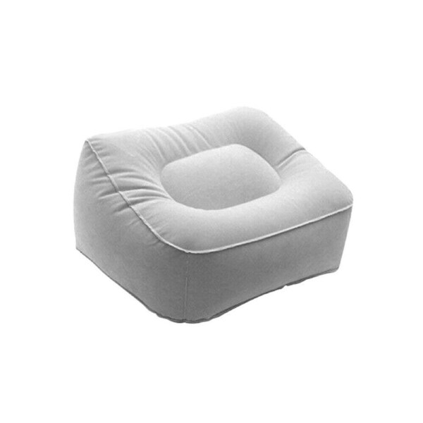 Travel Inflatable Foot Rest Air Pillow Cushion Office Home Leg Footrest Relax