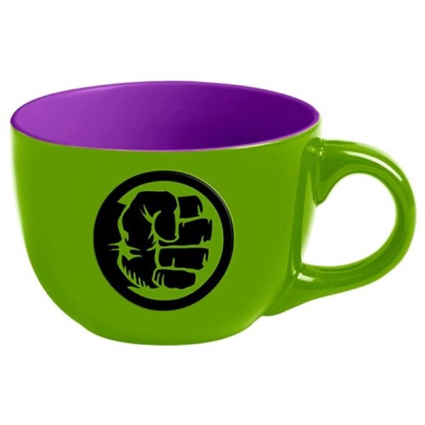 Marvel HULK Design Two-Tone Soup Coffee Oversized Mug Cup