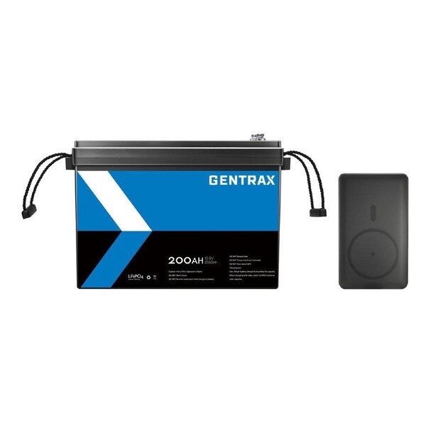 GENTRAX 12V 2560Wh Lithium Battery + 10000mAh Power Bank