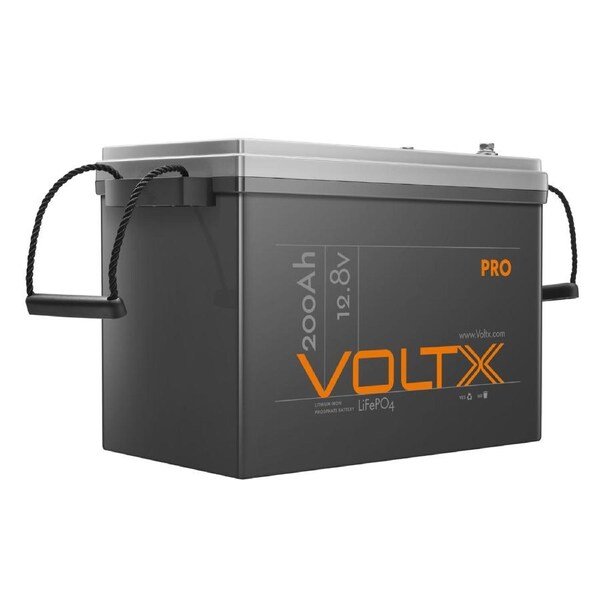 VoltX 200Ah 12V Lithium Battery – 2560Wh High-Capacity, Ultra-Safe Power for RV, Solar, Off-Grid & Emergency Backup
