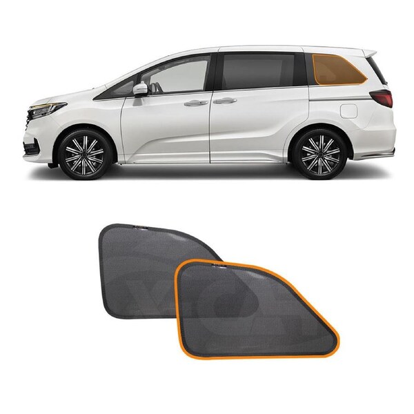 Port Window Sun Shade for Honda Odyssey 2021-2024 Car Sun Blind Mesh Third Row Window