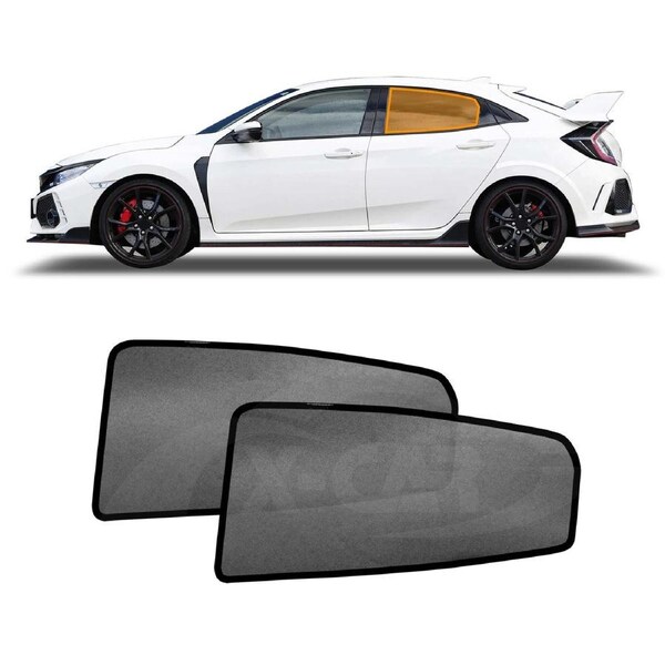 Rear Window Sun Shade for Honda Civic Hatch 10th Gen 2016-2021 Car Sun Blind Mesh