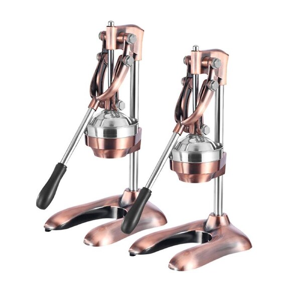 SOGA 2X Stainless Steel Manual Juicer Hand Press Juice Extractor Squeezer Lemon Orange Citrus Gold
