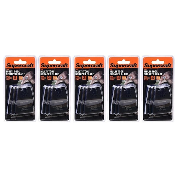 15pc Supercraft Ocillating Saw Multi Tool Scraper Replacement Blade Set 50mm