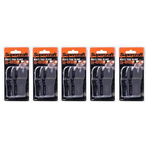 15pc Supercraft Universal Ocillating Saw Multi Tool Wood/Timber Blade 28x40mm