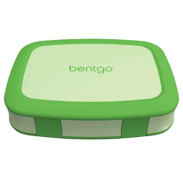 Bentgo Kids Lunch Box With Compartment Bento-Style Container Leak-Proof Green