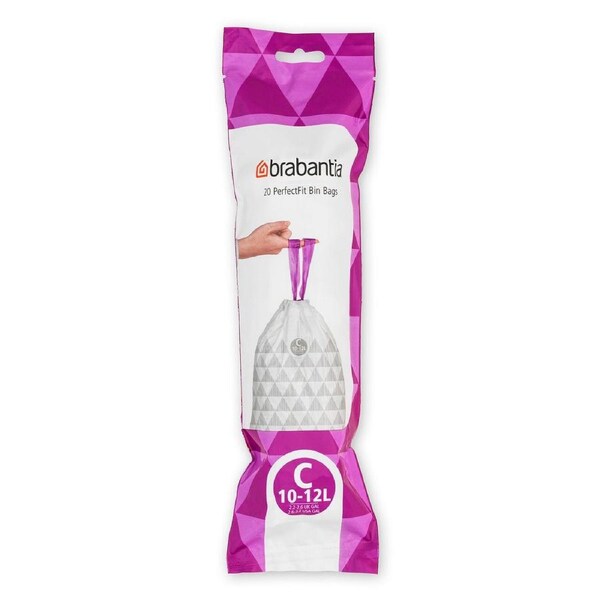 Brabantia Bin Liners Code C 10-12 Litre 20 Waste Bags