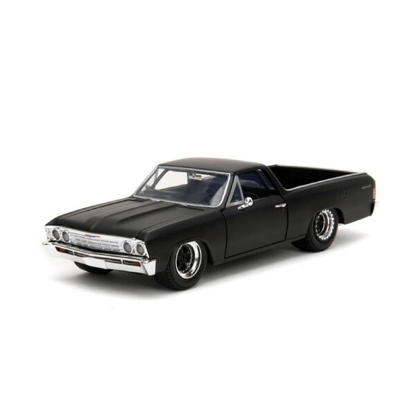 Jada 1:24 Scale Fast & Furious 10 Chevorlet El Camino 1967 Diecast Model Car Black