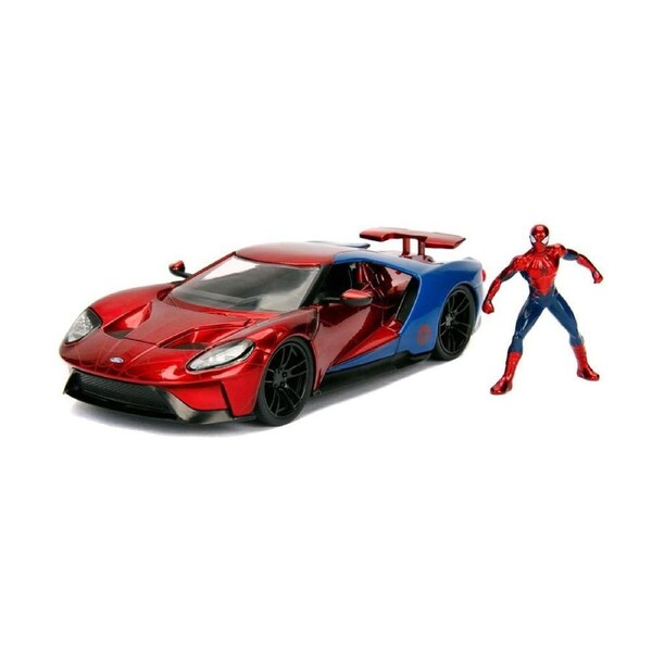 Jada 1:24 Scale Marvel Ford GT 2017 with SpiderMan Diecast Model&nbsp;Car