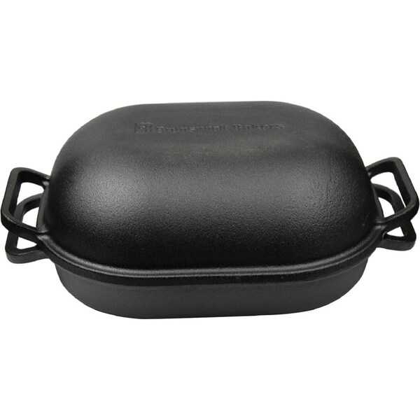 Brunswick Bakers Pre-seasoned Cast Iron Bread Baking Pan 39x 26cm