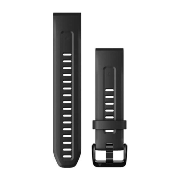 Garmin QuickFit 20 - Black Silicone Band (Version 3)