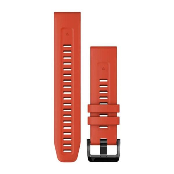 Garmin QuickFit 22 - Flame Red Silicone Band (Version 3)