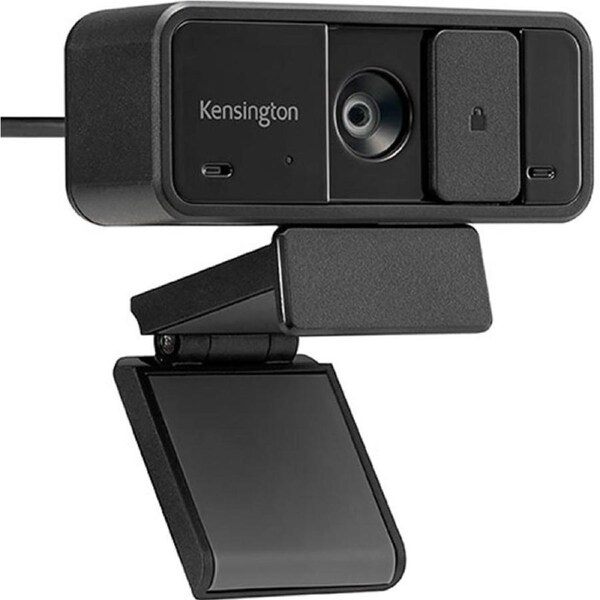Kensington Webcam W1050 1080P Fixed Focus Wide Angle Microphone Black