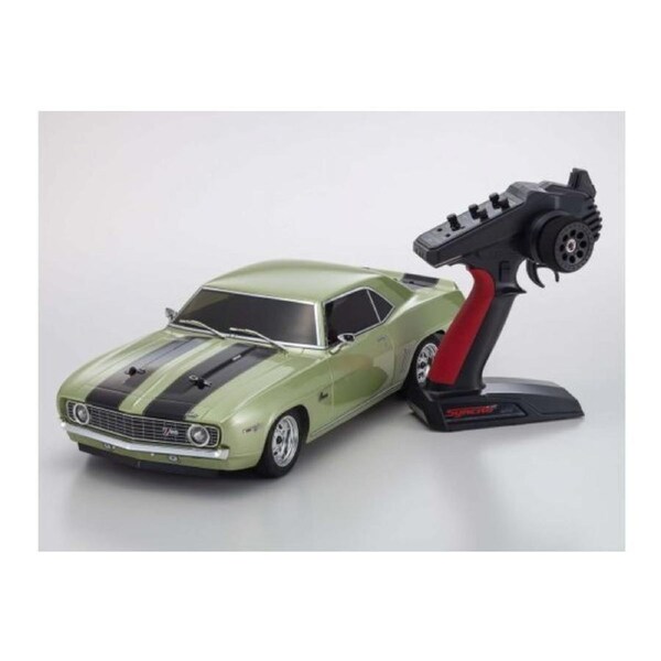 Kyosho 1/10 Fazer Mk2 1969 Chevy Camaro Z/28 Frost Green 4WD Electric RC Car [34418T2]