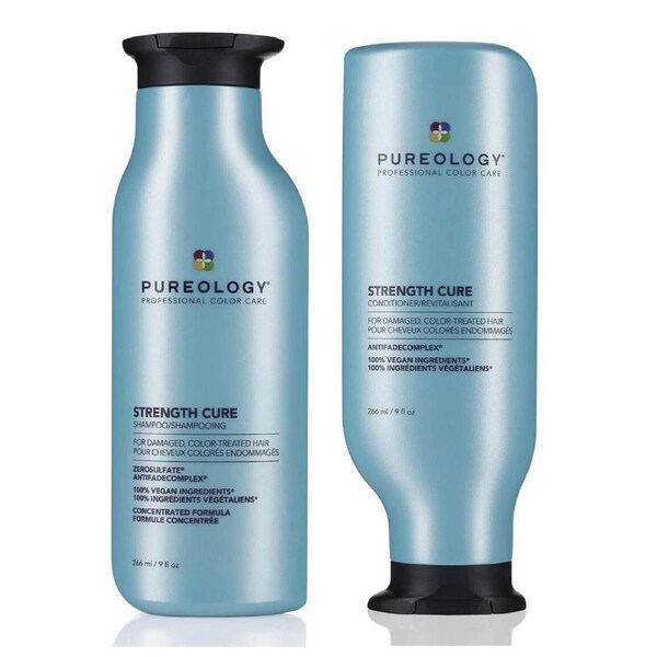 Pureology Strength Cure Shampoo & Conditioner 266ml Duo