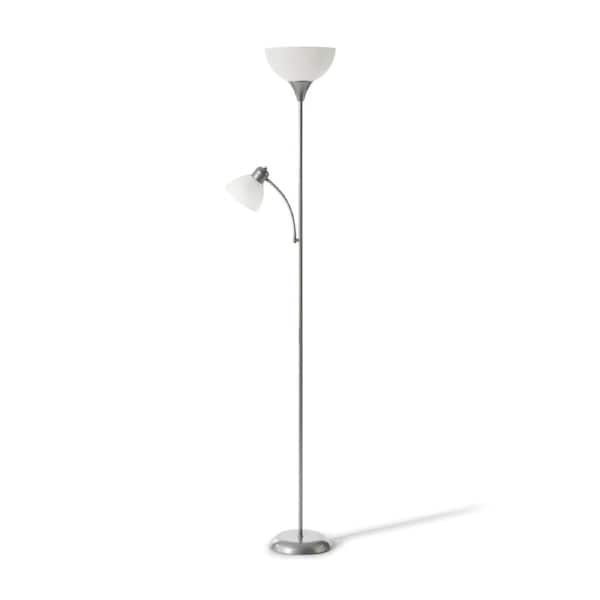 Lighting Sprout Flour Uplighter and Reading Floor Lamp (White)