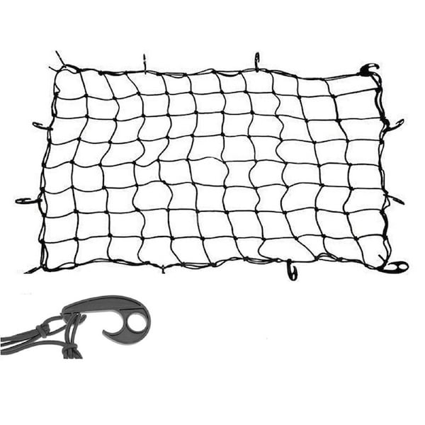 Car Roof Top Rack Basket Luggage Bungee Net Cargo Mesh Carrier Cover Storage