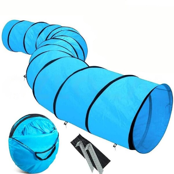 Pet Agility Exercise Tunnel Training Waterproof Cat Dog Chute Carry Bag - 5M