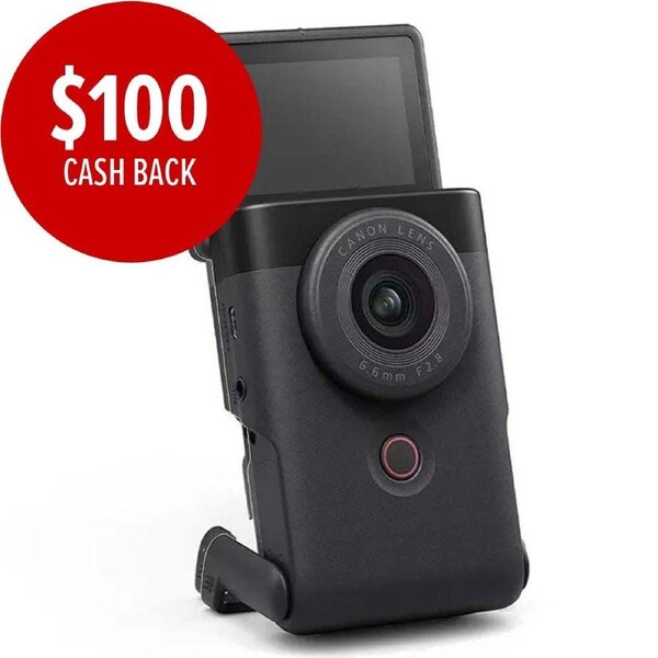Canon PowerShot V10 Vlogging Camera (Black)