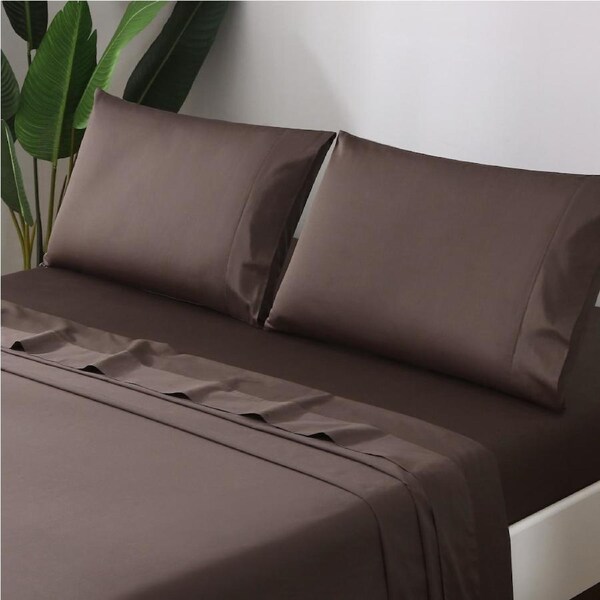 LINENOVA Hotel Quality 100% Cotton Sheet Sets (Single/Double/KS/King/Queen) Single