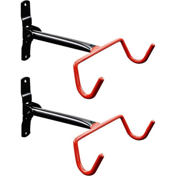 Catzon 2 Pcs Bike Wall Mount Foldable Bicycle Storage Horizontal for Garage