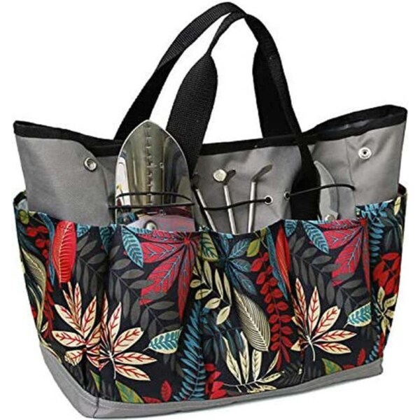 Catzon Garden Tool Bag Heavy Duty Canvas Multi-functional Storage Pouch